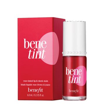 Benefit Benetint Cheek & Lip Stain róż w płynie do ust i policzków Czerwony (6 ml)