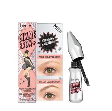 Benefit Cosmetics Gimme Brown Volumizing Microfibers żel do brwi Mini 04 Warm Deep Brown (1.5 g)