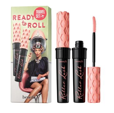 Benefit Ready To Roll Travel Set zestaw podkręcająco-liftingujący tusz do rzęs Black (2x8.5 g)