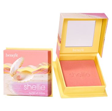 Benefit Shellie Warm-Seashell Pink Blush miękki róż w pudrze (6 g)