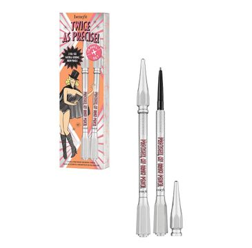 Benefit Twice As Precise! My Brow Pencil Duo Travel Set zestaw kredka do brwi 3 Warm Light Brown (2x0.08 g)