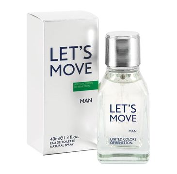 Benetton Let's Move Man woda toaletowa spray 40ml