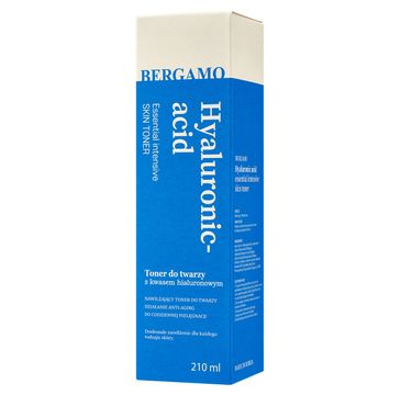 BERGAMO Hyaluronic Acid toner do twarzy z kwasem hialuronowym 210ml