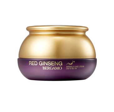 BERGAMO Red Ginseng Wrinkle Care Cream krem przeciwzmarszczkowy z czerwonym żeń-szeniem 50ml