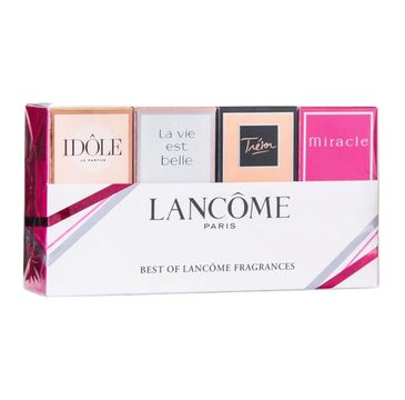 Best Of Lancome Fragrances zestaw Tresor (7.5 ml) + Idole (5 ml) + La Vie Est Belle (4 ml) + Miracle (5 ml)