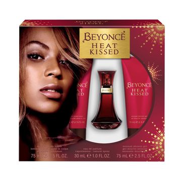 Beyonce Heat Kissed zestaw woda perfumowana spray 30ml + balsam do ciała 75ml + żel pod prysznic 75ml