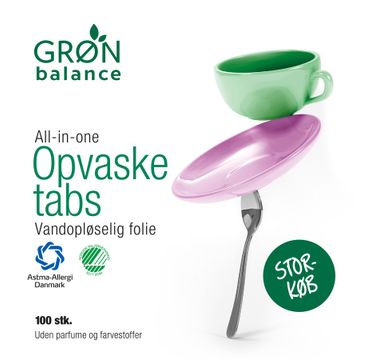 Gron Balance – Tabletki do zmywarek All-in-One Opvaske Tabs (100 szt.)