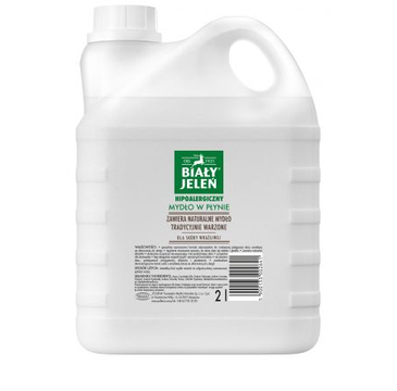 Biały Jeleń Hipoalergiczny mydło w płynie zapas (2l)