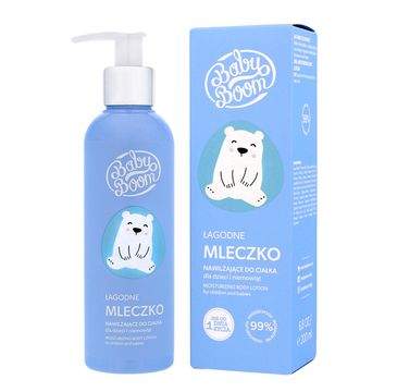 Baby Boom Łagodne mleczko nawilżające do ciała dla dzieci i niemowląt od 1 dni życia (200 ml)