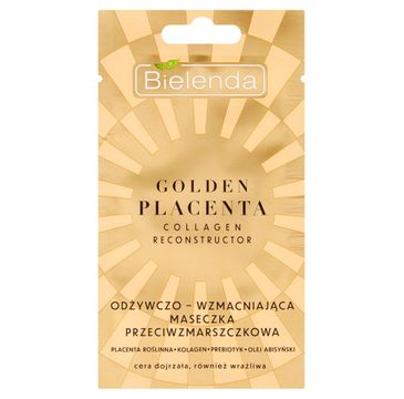 Bielenda Golden Placenta Collagen Reconstructor odżywczo - wzmacniająca maseczka przeciwzmarszczkowa (8 g)