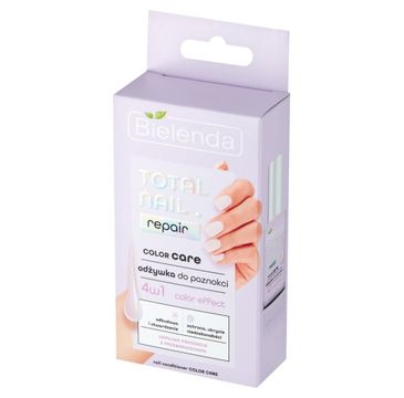 Bielenda Total Nail Repair odżywka do paznokci Color Care 4w1 (10 ml)