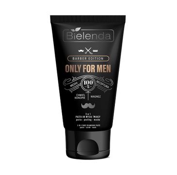 Bielenda Only For Men Barber Edition pasta do mycia twarzy 3w1 (150 g)