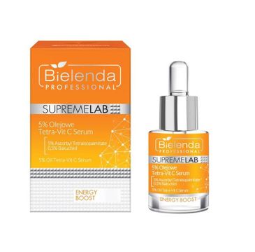 Bielenda Professional Supremelab Energy Boost Olejowe 5% Tetra-Vit C Serum (15 ml)