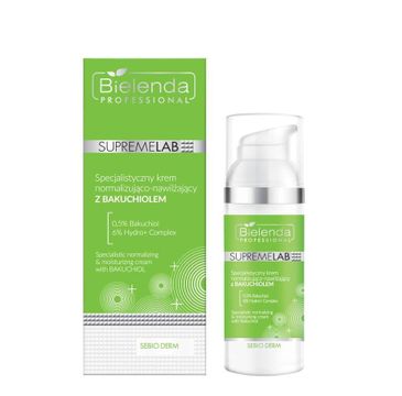 Bielenda Professional Supremelab Sebio Derm specjalistyczny krem normalizująco-nawilżający z Bakuchiolem (50 ml)