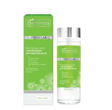 Bielenda Professional Supremelab Sebio Derm normalizujący tonik z Kompleksem Antybakteryjnym (200 ml)