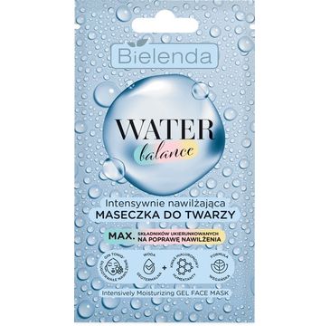 Bielenda Water Balance Intensywnie nawilżająca maseczka do twarzy (7 g)