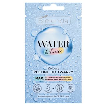 Bielenda Water Balance żelowy peeling do twarzy (7 g)