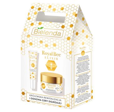 Bielenda Royal Bee Elixir zestaw kosmetyków intensywnie nawilżający krem przeciwzmarszczkowy (50 ml) + silnie ujędrniający krem pod oczy przeciwzmarszczkowy (15 ml)