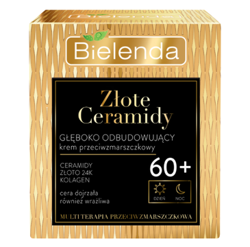 Bielenda Złote Ceramidy 60+ głęboko odbudowujący krem przeciwzmarszczkowy (50 ml)