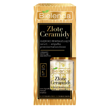 Bielenda Złote Ceramidy głęboko rewitalizujące serum-ampułka przeciwzmarszczkowe (15 ml)