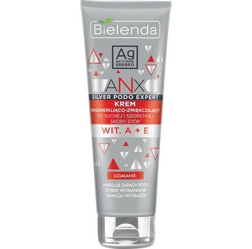 Bielenda Silver Anx Podo Expert krem zmiękczająco-regenerujący do suchej i szorstkiej skóry stóp (100 ml)