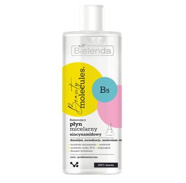 Bielenda Beauty Molecules balansujący niacynamidowy płyn micelarny (500 ml)