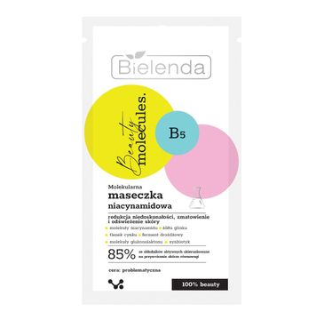 Bielenda Beauty Molecules molekularna niacynamidowa maseczka (8 g)