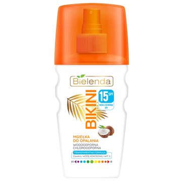 Bielenda Bikini kokosowa mgiełka do opalania SPF15 (150 ml)