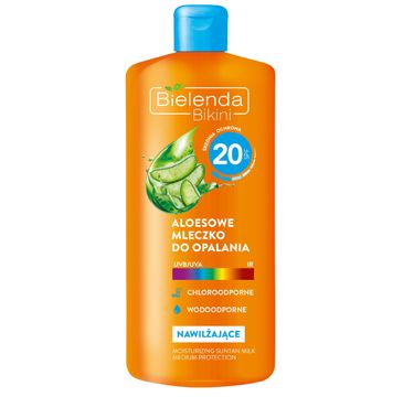 Bielenda Bikini Mleczko do opalania SPF 20 aloesowe (200 ml)