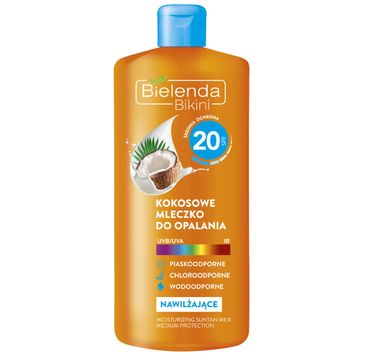 Bielenda Bikini Mleczko do opalania SPF 20 kokosowe (200 ml)