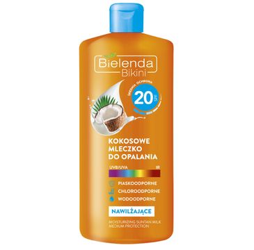 Bielenda Bikini Mleczko do opalania SPF 20 kokosowe (200 ml)