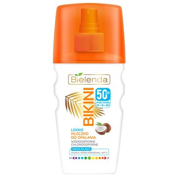 Bielenda Bikini Mleczko SPF 50 kokosowe w sprayu (150 ml)