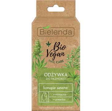 Bielenda Bio Vegan odżywka do paznokci z konopiami siewnymi (10 ml)