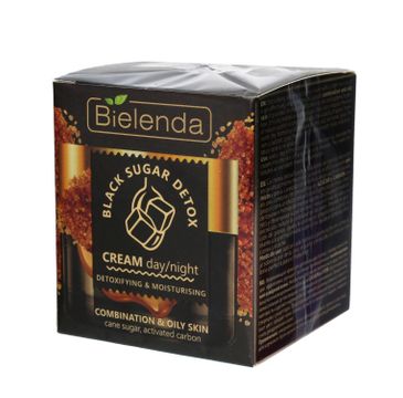 Bielenda Black Sugar detox krem detoksykująco-nawilżający na dzień i noc (50 ml)