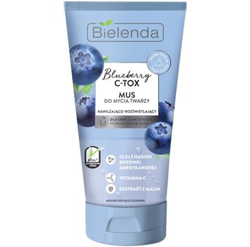 Bielenda Blueberry C-Tox mus do mycia twarzy (135 g)