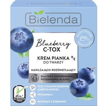 Bielenda Blueberry C-TOX krem pianka nawilżająco-rozświetlający (40 g)