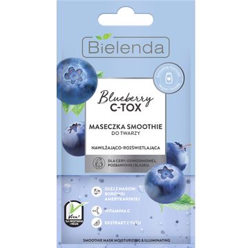 Bielenda Blueberry C-TOX maseczka nawilżająco-rozświetlająca (8 g)