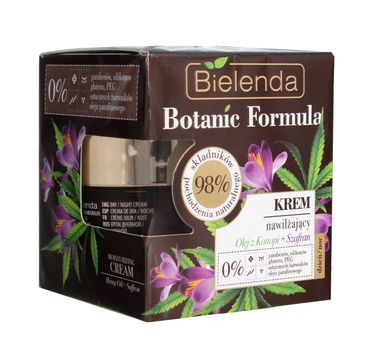 Bielenda Botanic Formula Olej z Konopi + Szafran krem nawilżający na dzień i noc (50 ml)