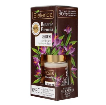 Bielenda Botanic Formula Olej z Konopi + Szafran serum nawilżające na dzień i noc (15 ml)