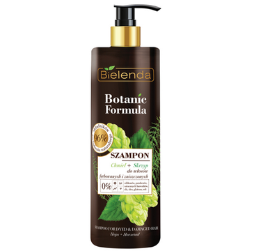 Bielenda Botanic Formula szampon skrzyp i chmiel do włosów farbowanych i zniszczonych (400 ml)