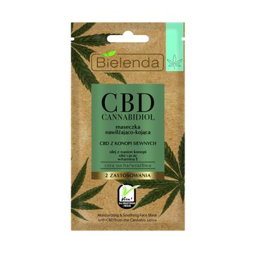 Bielenda Cannabidiol CBD maseczka nawilżająco-kojąca (8 g)