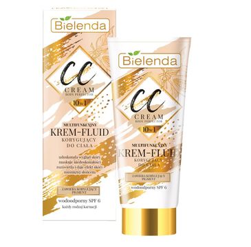 Bielenda CC 10w1 krem-fluid korygujący do ciała wodoodporny SPF 6 (175 ml)