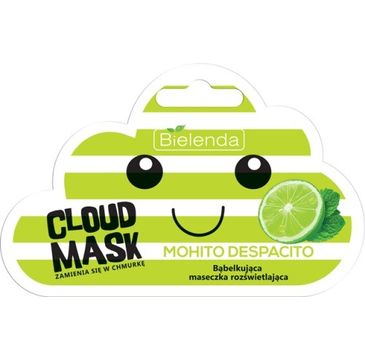 Bielenda Cloud Mask Mohito Despacito bąbelkująca maseczka rozświetlająca