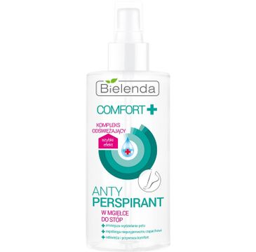Bielenda Comfort+ – antyperspirant w mgiełce do stóp (150 ml)