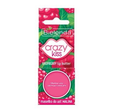 Bielenda Crazy Kiss masełko do ust malinowe (10 g)