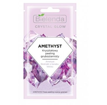 Bielenda Crystal Glow Amethyst kryształowy peeling gruboziarnisty (8 g)