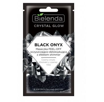 Bielenda Crystal Glow Black Onyx maseczka oczyszczająco-detoksująca PEEL-OFF (8 g)