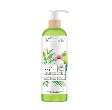 Bielenda Eco Nature żel do mycia twarzy detoksykująco-matujący (200 ml)