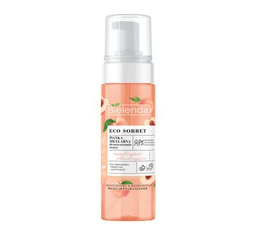 Bielenda Eco Sorbet Brzoskwinia pianka micelarna do oczyszczania twarzy (150 ml)