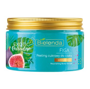 Bielenda Exotic Paradise peeling cukrowy do ciała odżywczy Figa (350 g)